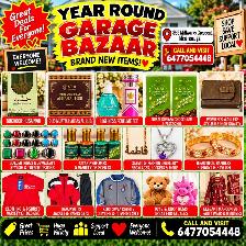 Year-Round Garage Bazaar – Brand New Items – Mississauga