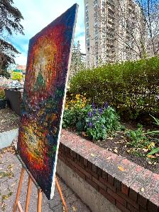 Custom canvas stretching services available in Calgary. - Photo 2