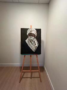 Custom canvas stretching services available in Calgary. - Photo 3