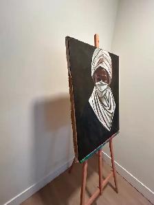 Custom canvas stretching services available in Calgary. - Photo 4