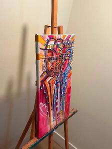 Custom canvas stretching services available in Calgary. - Photo 8