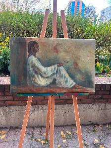 Custom canvas stretching services available in Calgary. - Photo 9