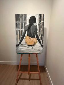 Custom canvas stretching services available in Calgary. - Photo 10