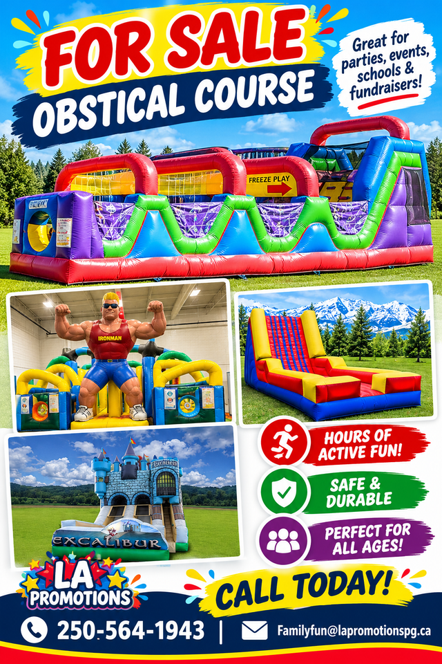Inflatables and tents for sale