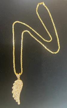10k chain and pendant - Photo 2