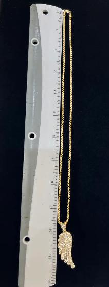 10k chain and pendant - Photo 3