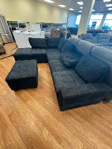 Sectional with Ottoman