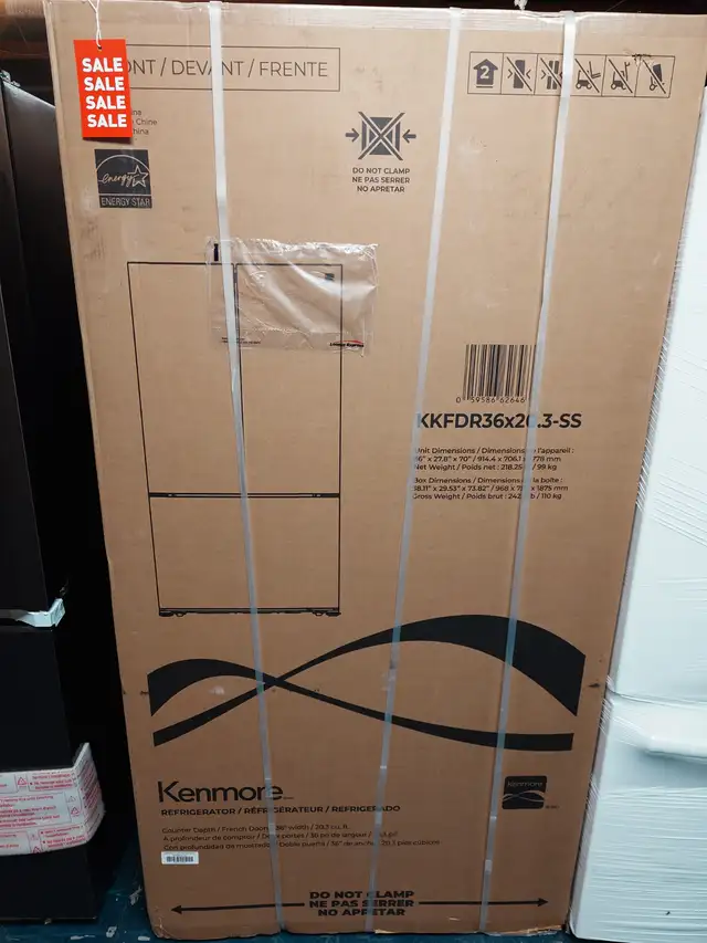 Kenmore '36' Stainless Steel French Door Fridge on Sale‼️