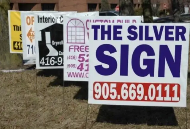 Lawn Bag Signs