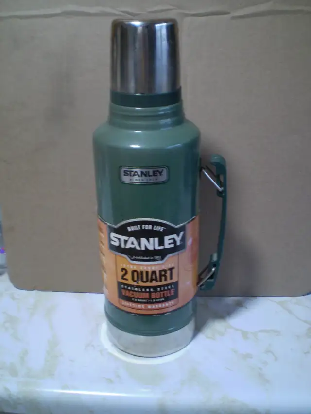 NEWER STANLEY 2 QUART THERMOS MADE IN CHINA-$35