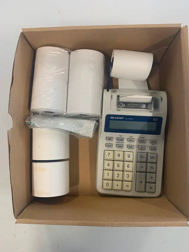 SHARP ELECTRONIC ADDING MACHINE