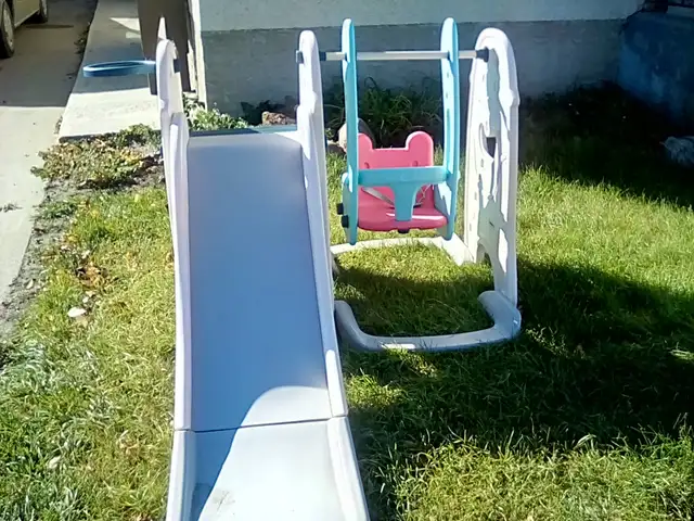 Slide Swing Set Infant Child Toddler Used Very good condition