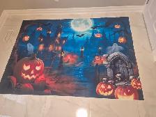 82" x 59" vinyl Halloween banner - Photo 2
