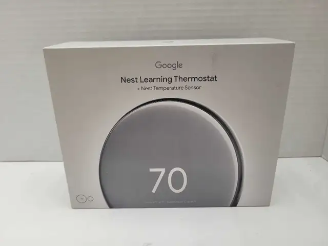 Google Nest Learning Thermostat & Temp Sensor NEW
