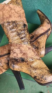 Womens Sofia Leather and Suede boots