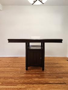 Bar Height Dining Table/4 Chairs with Mini Bar - Photo 4