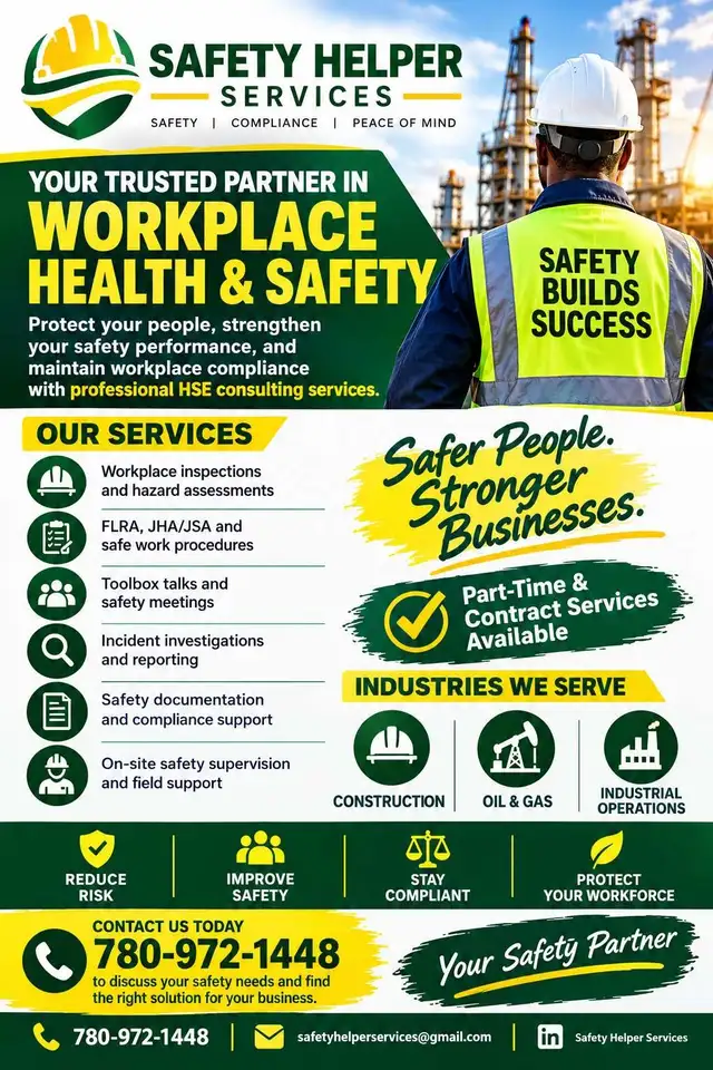 NEED PROFESSIONAL HSE SUPPORT FOR YOUR BUSINESS?