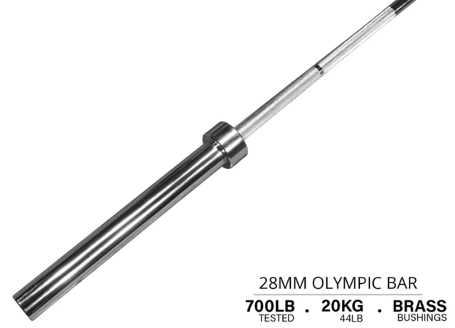 Barre olympique Northern Lights - 86,5', 28 mm, 44LB - 700LB