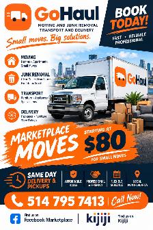 BOUGHT IT ON MARKETPLACE? WE’LL PICK IT UP AND DELIVER IT!