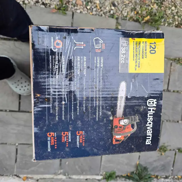 Brand New Husqvarna 120 Mark II Chainsaw