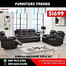 Furniture Trends Sheena Recliner Sofa Set