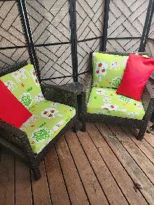 Patio Set - 4 piece with 2 sets of cushion Covers - Photo 5