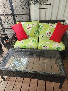 Patio Set - 4 piece with 2 sets of cushion Covers - Photo 6