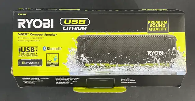 NEW RYOBI VERSE COMPACT SPEAKER