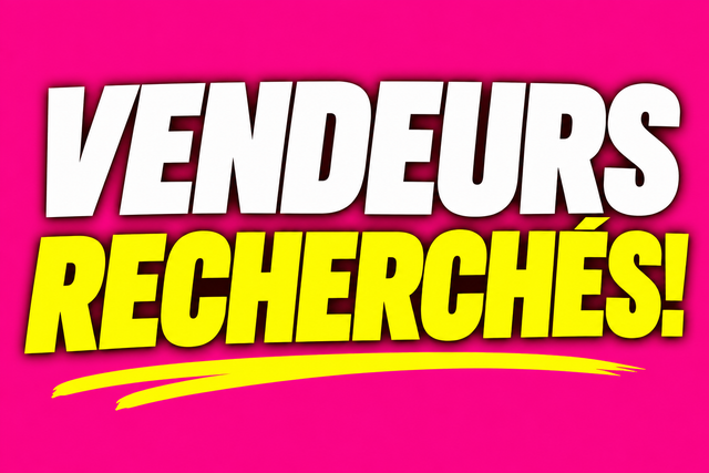 VENDEURS / VENDEUSES PORTE-À-PORTE!