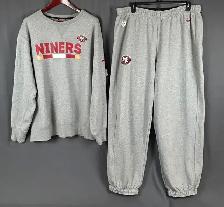 NIKE 869042-063 552341-063 49ERS SWEATSUIT (SIZE 3XL)