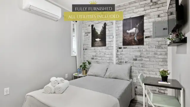 P9 AP2 - 1 BEDROOM STUDIO – FULLY FURNISHED | ALL UTILITIES INC