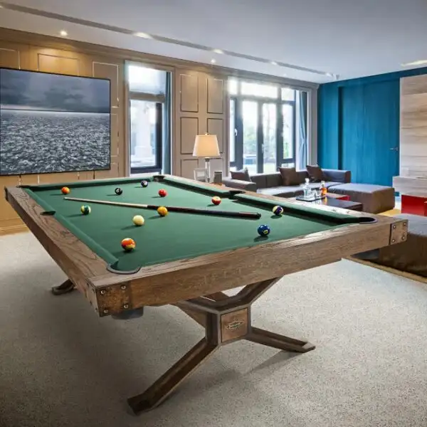 Brunswick Dameron Pool Table – 8 ft Nutmeg | Vaughan