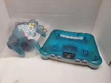 Nintendo 64 Clear Ice Blue Japanese Region free system