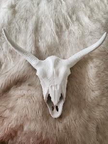 Porcelian Bull Head Wall Decor