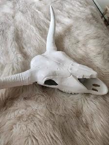 Porcelian Bull Head Wall Decor - Photo 3