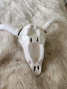 Porcelian Bull Head Wall Decor - Photo 4