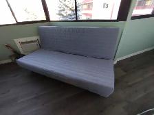 $100 Queen-size IKEA folding sofa/futon bed with cover