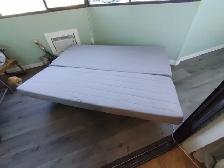 $100 Queen-size IKEA folding sofa/futon bed with cover - Photo 2