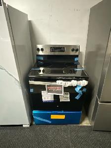 NEW 30" GE Glass Top Electric Range Stove (Stainless Steel) 5.0