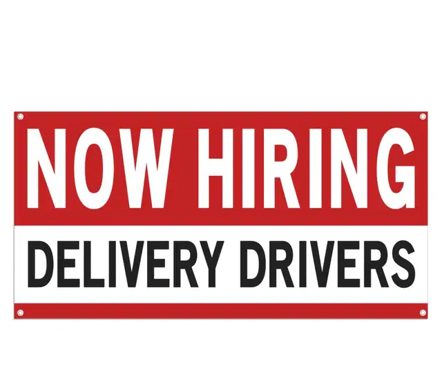 Hiring Delivery Drivers