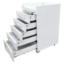 5 Drawer Dental storage cabinet mobile cart Tool 300397 - Photo 5