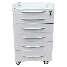 Dental special storage cabinet mobile cart move 5 drawer 300460 - Photo 3