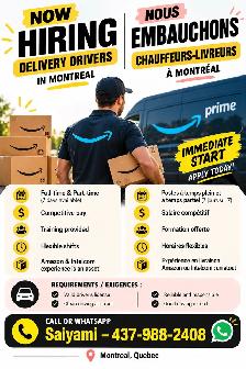 looking for delivery drivers