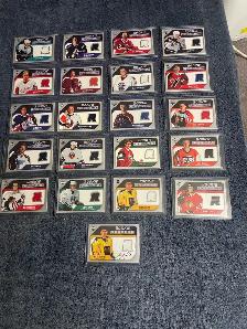 2005-06 Upper Deck Rookie Threads Hockey Card Lot
