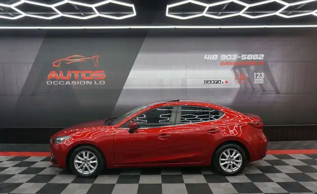 2016 Mazda 3 GS 2.0L MANUEL - FULL - TOIT OUVRANT SIÈGES CAMERA