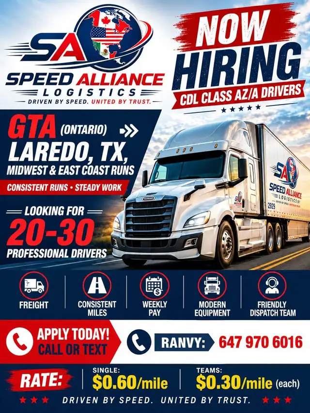 AZ Commercial Truck Drivers Needed