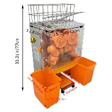 Orange Citrus Press Juicer Machine Auto Feed Plastic Tank 122004