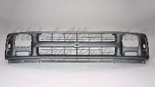 Chevrolet Van Chevy Express 1996-2002 Grille Silver/Grey