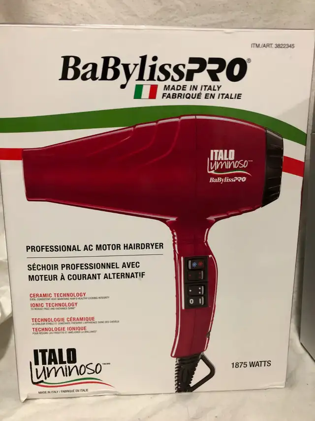BABYLISS PRO HAIR DRYER