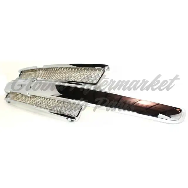 Chevrolet Trailblazer 2002-2009 Grille Chrome/Black Without